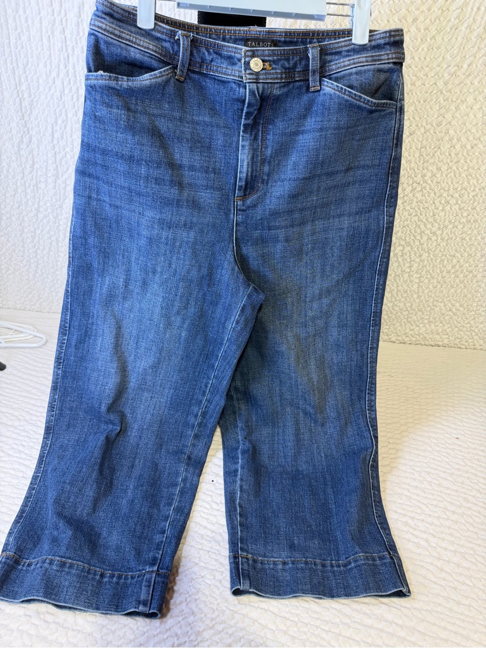 Talbots Mid-Rise Cropped Blue Denim Jeans